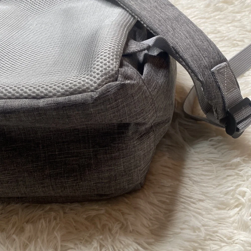 Tumamo Charcoal Gray Multi Pocket Diaper Bag